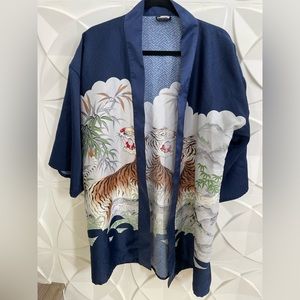 Vintage silk Japanese robe